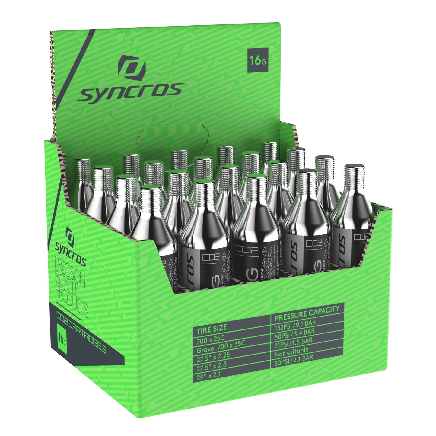Botija CO2 Syncros 16gr