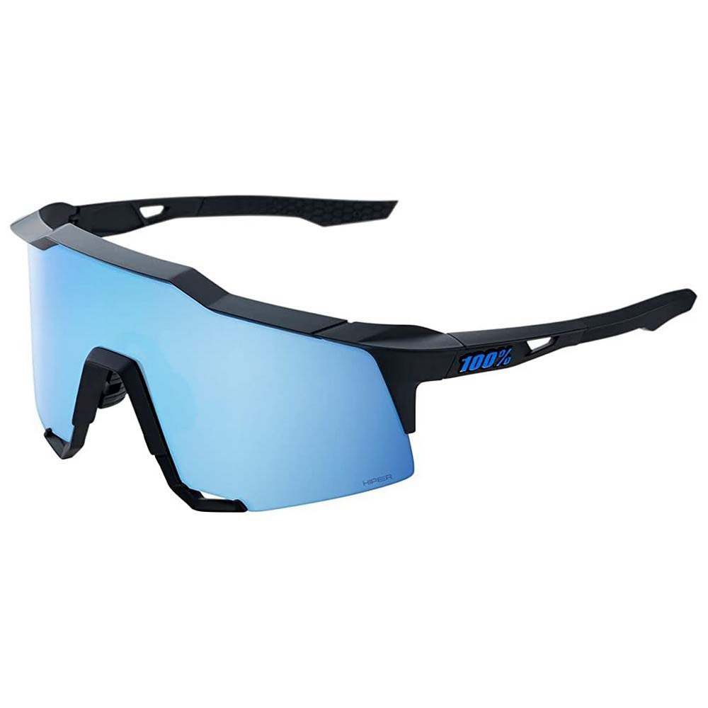 Oculos 100% Speedcraft preto L/hiper azul