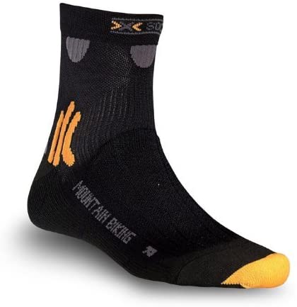 Calcetines de ciclismo de montaña negros X-Socks