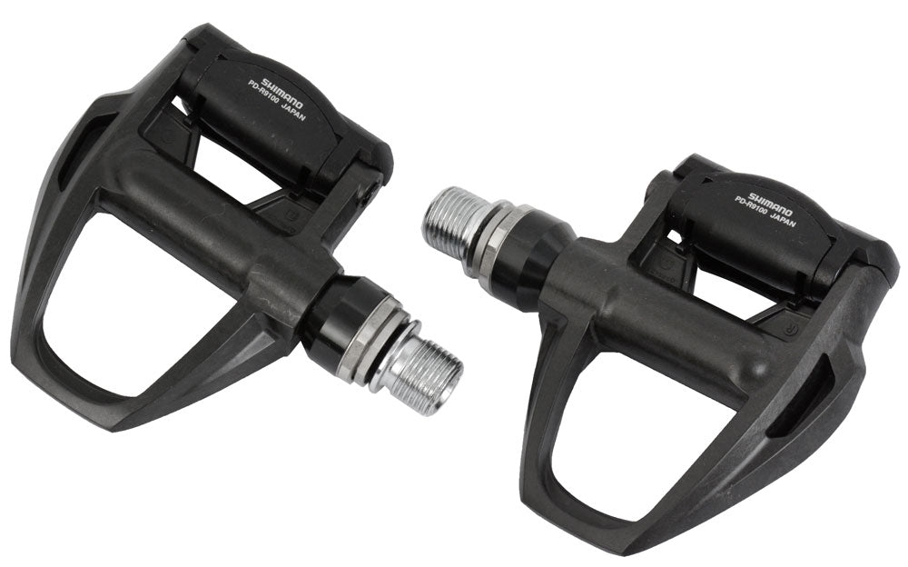 Pedais Shimano Dura Ace PD9100 SPD-SL Carbon (+4mm)
